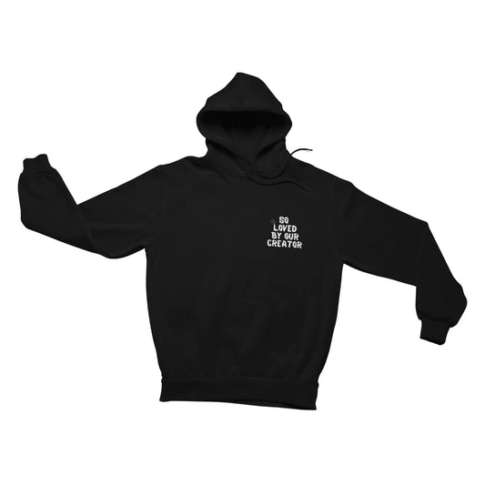 So loved  black unisex hoodie