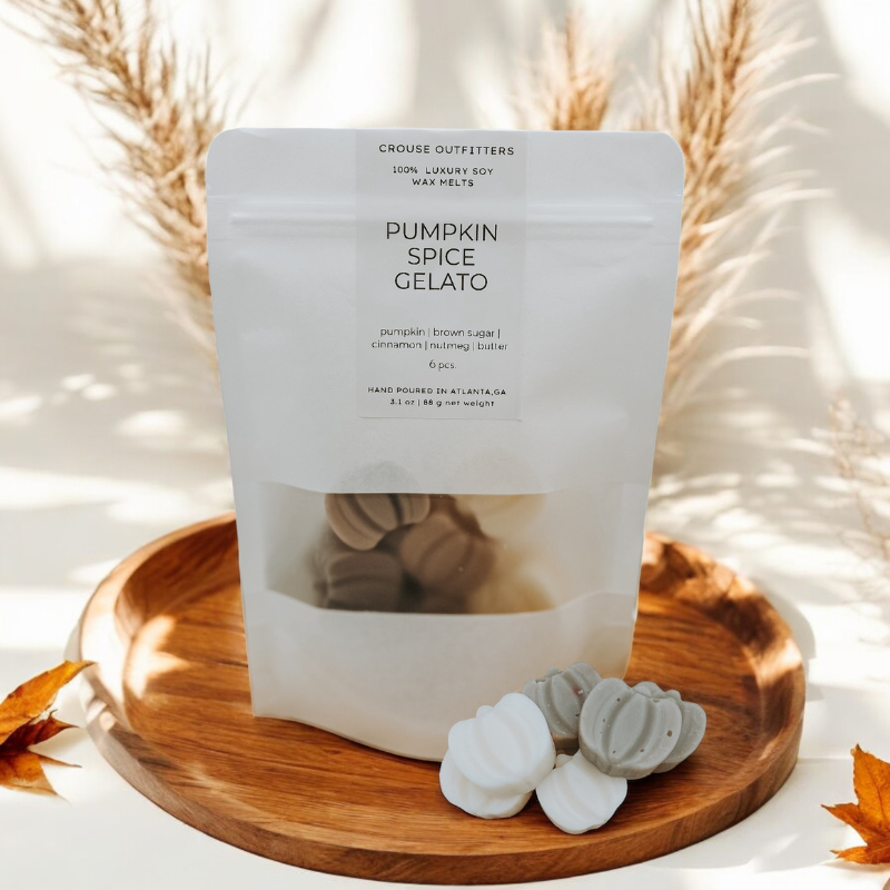 Pumpkin Spice Gelato 100% Soy Wax Melts CROUSE OUTFITTERS